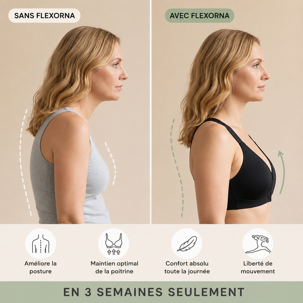 Soutien-gorge Posture – Maintien Dos Sans Armatures