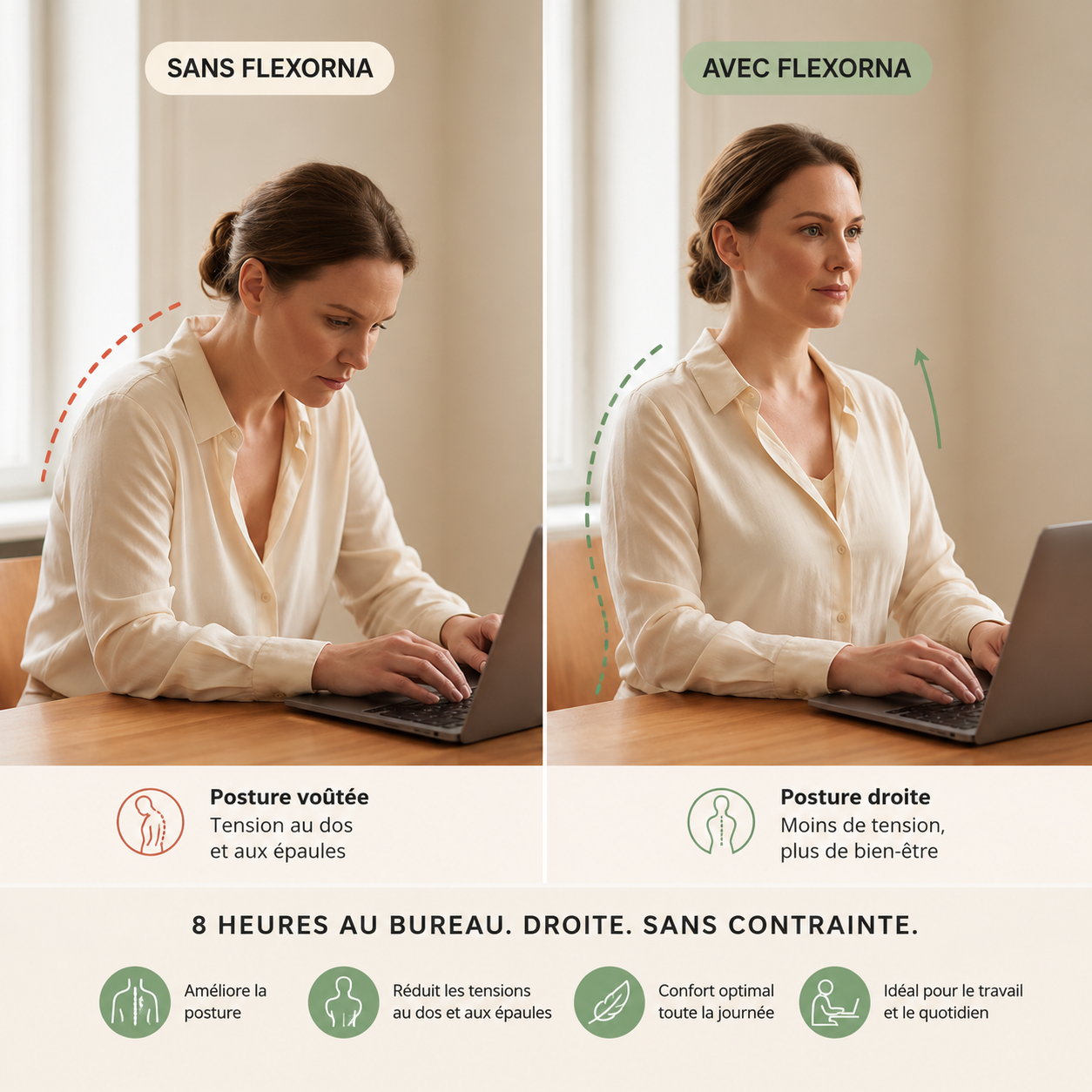 Soutien-gorge Posture – Maintien Dos Sans Armatures